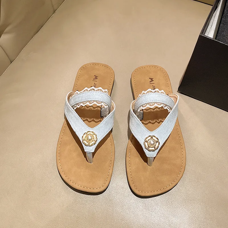 AFJI Rubber Sole Abrasion Resistant Flip Flops Women's-2