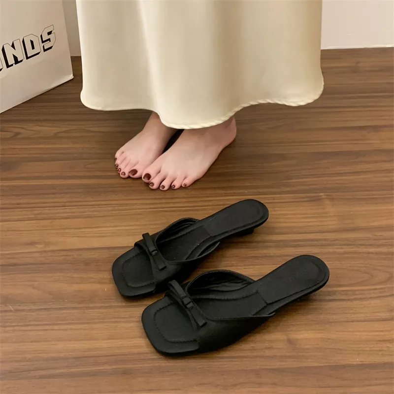 AFJI Rubber Sole Odor Resistant Slide Slippers Women's-5