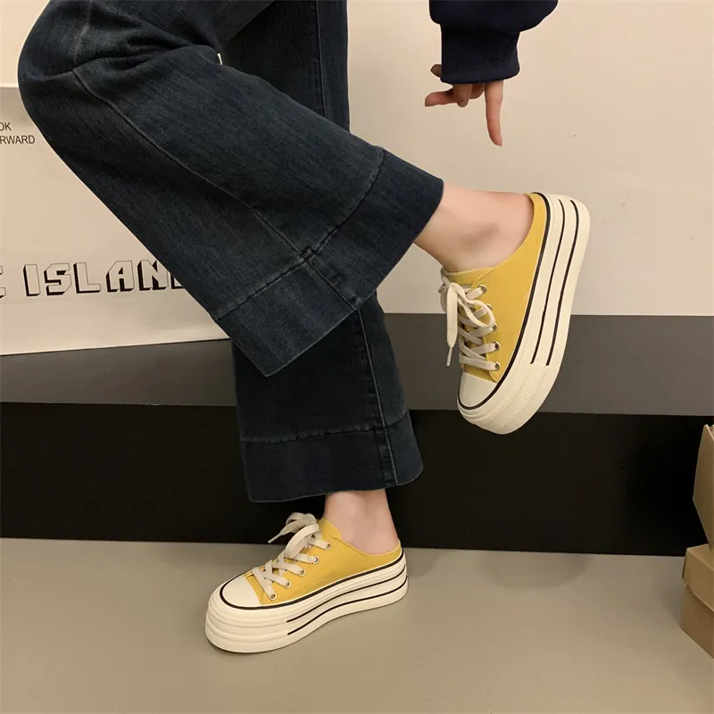 AFJI Rubber Sole Abrasion Resistant Closed Toe Slippers Women's-17