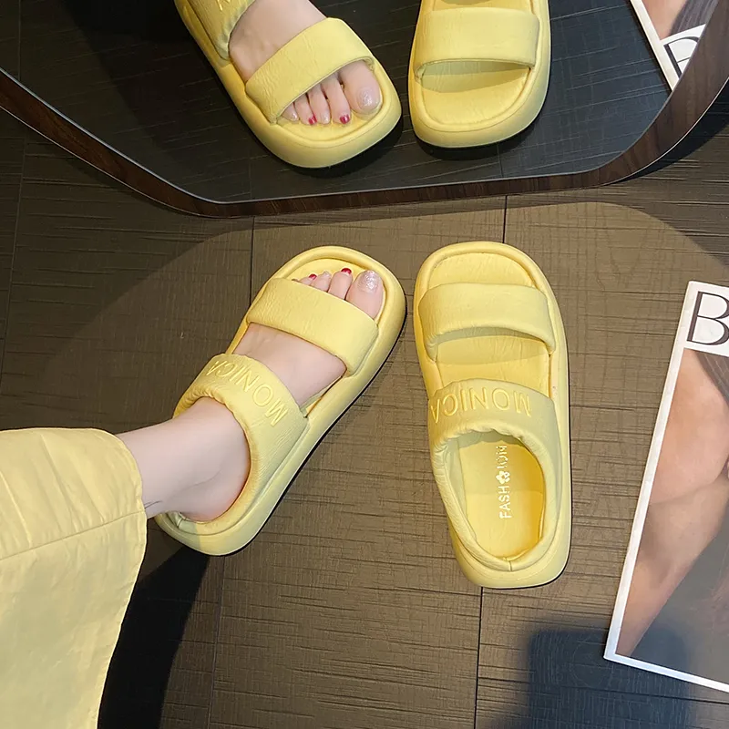 AFJI Rubber Sole Shock Absorbers Slide Slippers Women's-2