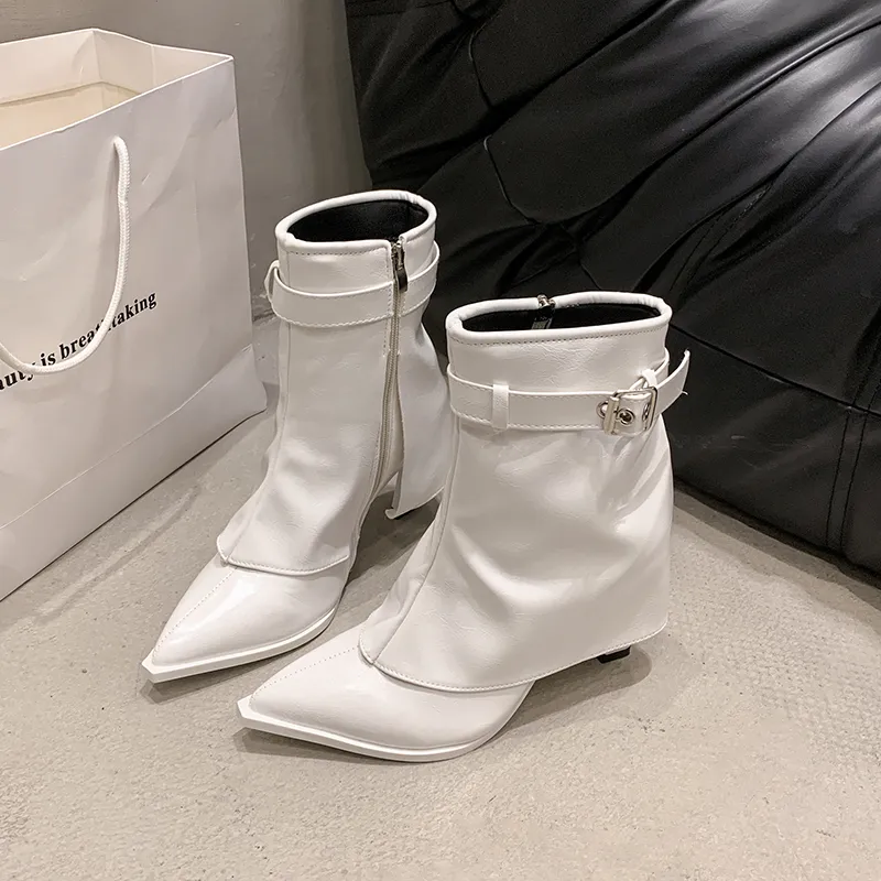 AFJI Ankle Boots Women's Black/White-5