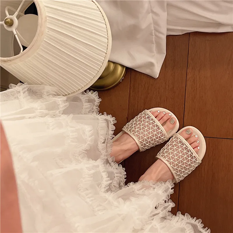 AFJI Rubber Sole Abrasion Resistant Slide Slippers Women's-3