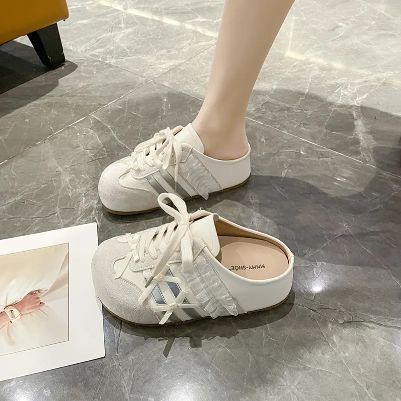 AFJI Rubber Sole Quiet Closed Toe Slippers Women's-9