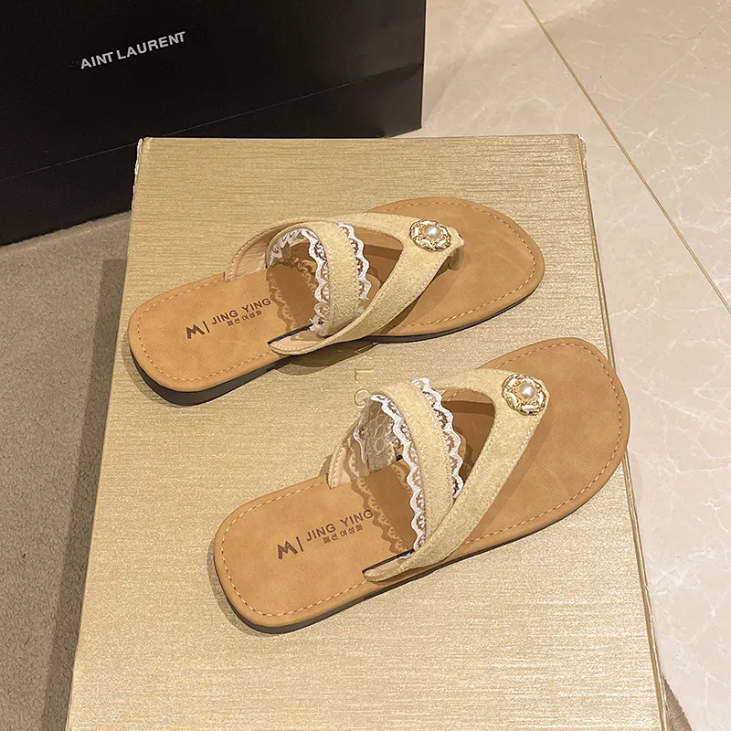 AFJI Rubber Sole Abrasion Resistant Flip Flops Women's-13