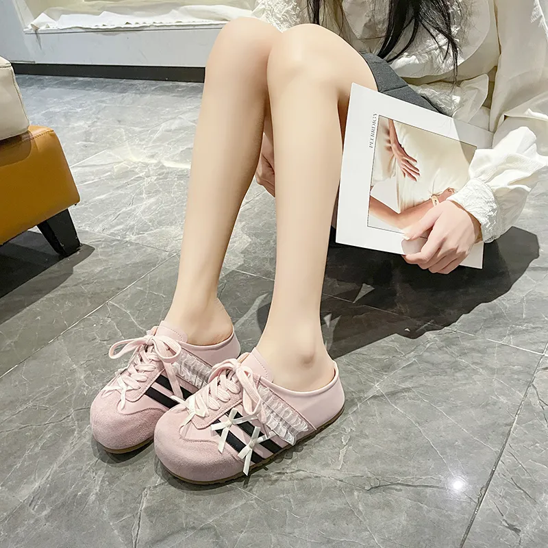 AFJI Rubber Sole Quiet Closed Toe Slippers Women's-2