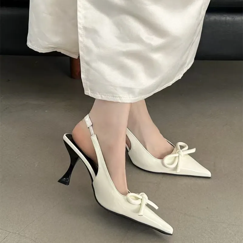 AFJI High Heels Women's White/black/taupe-8
