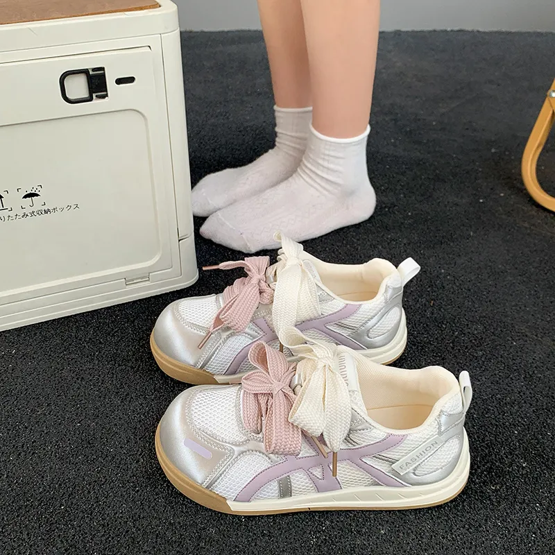 AFJI Casual Shoes Women's Low Top Yellow/Beige/Blue/Purple-16