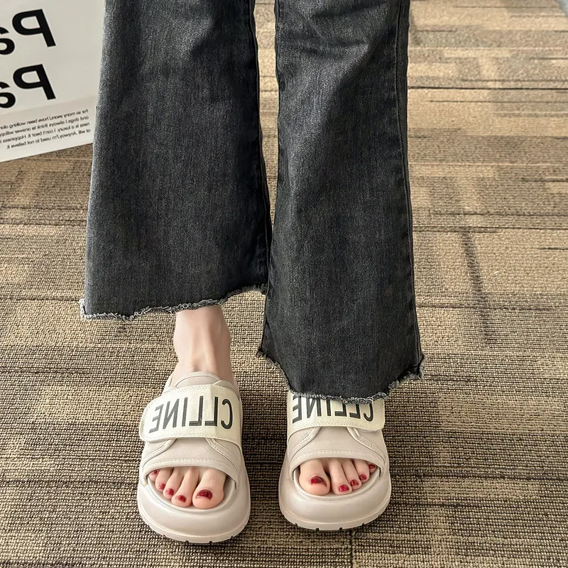 AFJI Rubber Sole Abrasion Resistant Slide Slippers Women's-8