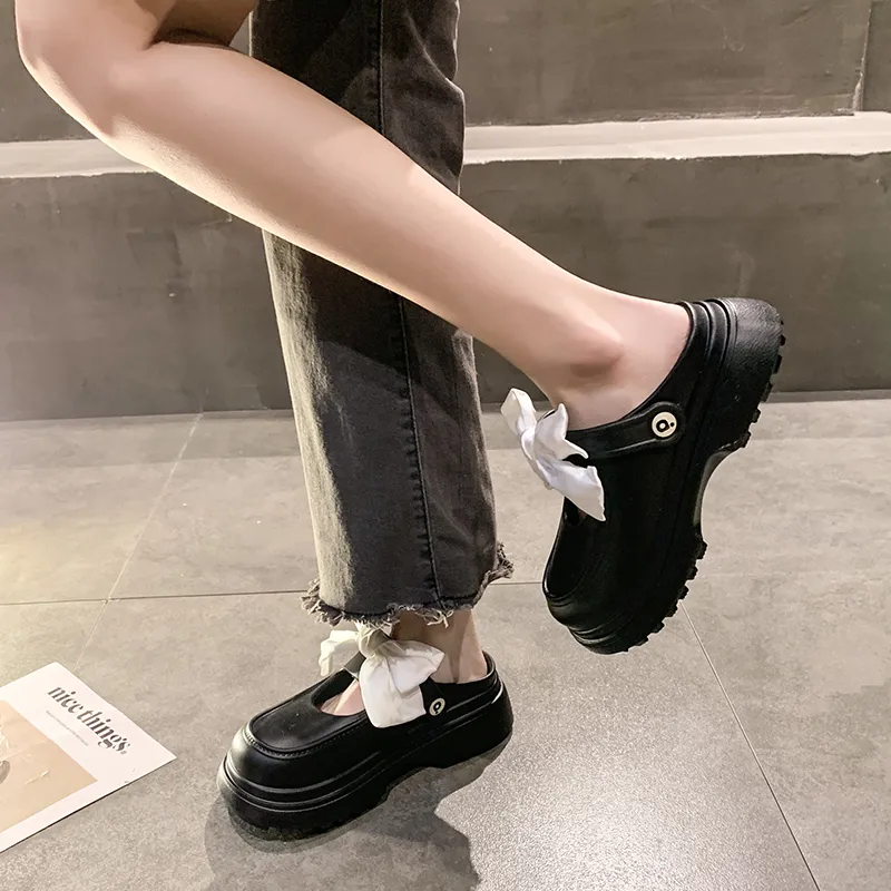 AFJI Rubber Sole Abrasion Resistant Closed Toe Slippers Women's-9