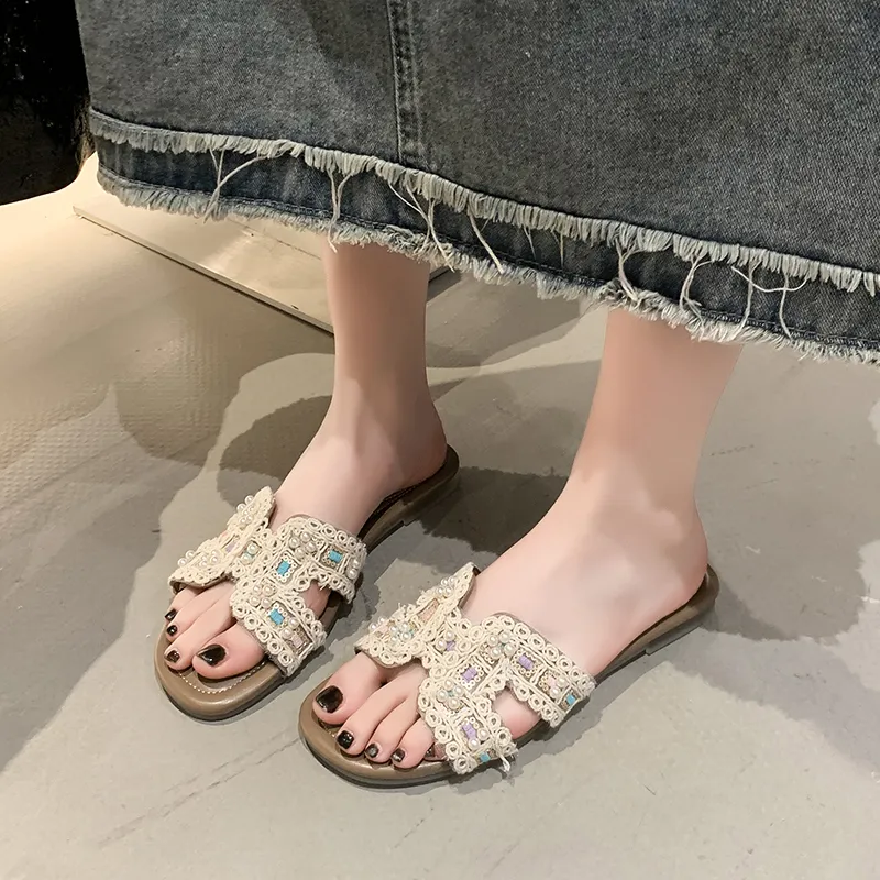 AFJI Abrasion Resistant Slide Slippers Women's-16
