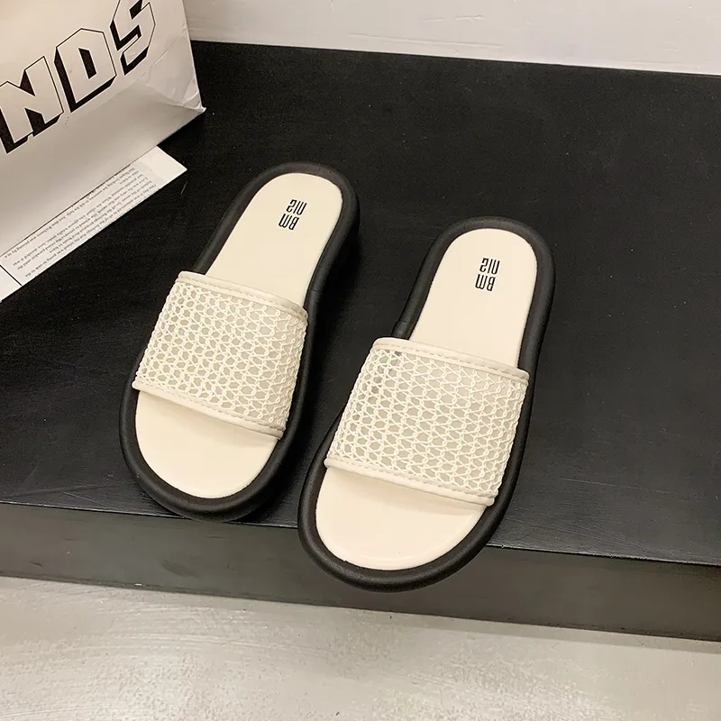 AFJI Rubber Sole Abrasion Resistant Slide Slippers Women's-13