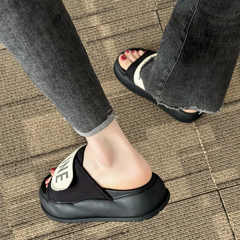 AFJI Rubber Sole Abrasion Resistant Slide Slippers Women's-5