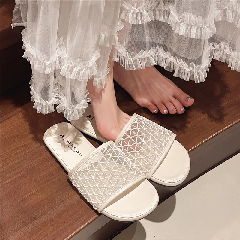AFJI Rubber Sole Abrasion Resistant Slide Slippers Women's-2