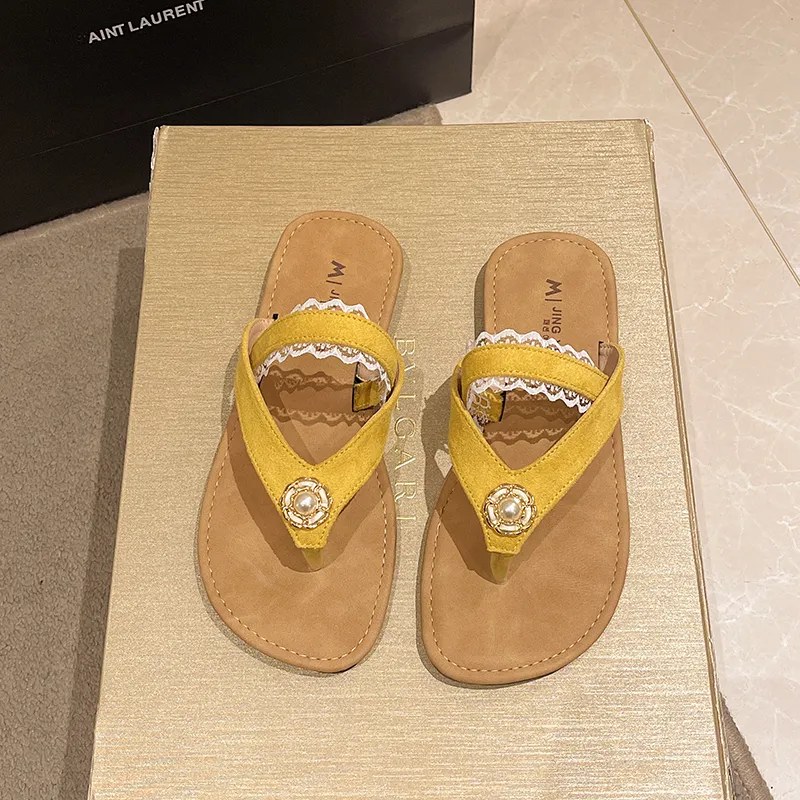 AFJI Rubber Sole Abrasion Resistant Flip Flops Women's-7
