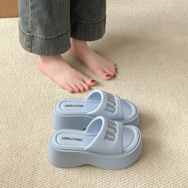 AFJI Rubber Sole Slip Resistant Slide Slippers Women's-10