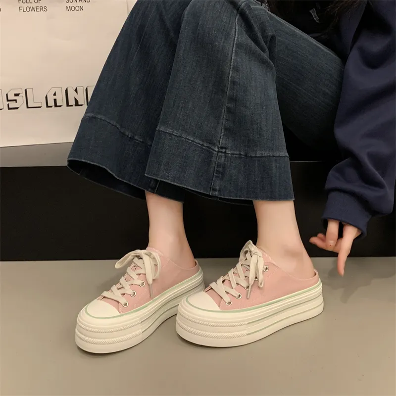 AFJI Rubber Sole Abrasion Resistant Closed Toe Slippers Women's-20