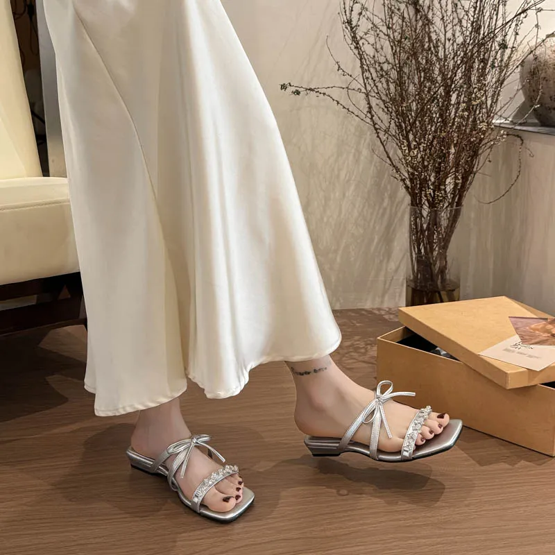 AFJI Rubber Sole Abrasion Resistant Slide Slippers Women's-9