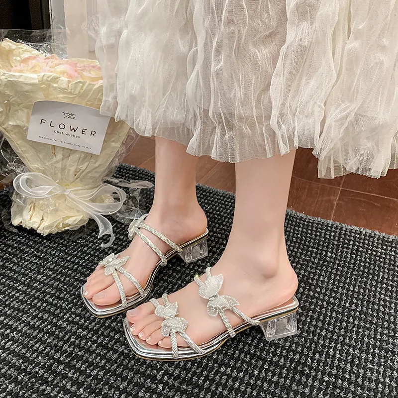 AFJI Rubber Sole Abrasion Resistant Slide Slippers Women's-1