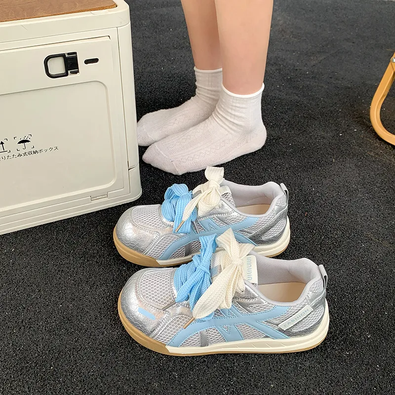 AFJI Casual Shoes Women's Low Top Yellow/Beige/Blue/Purple-12