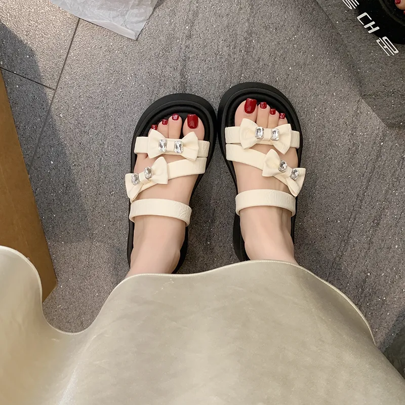 AFJI Rubber Sole Slide Slippers Women's-5
