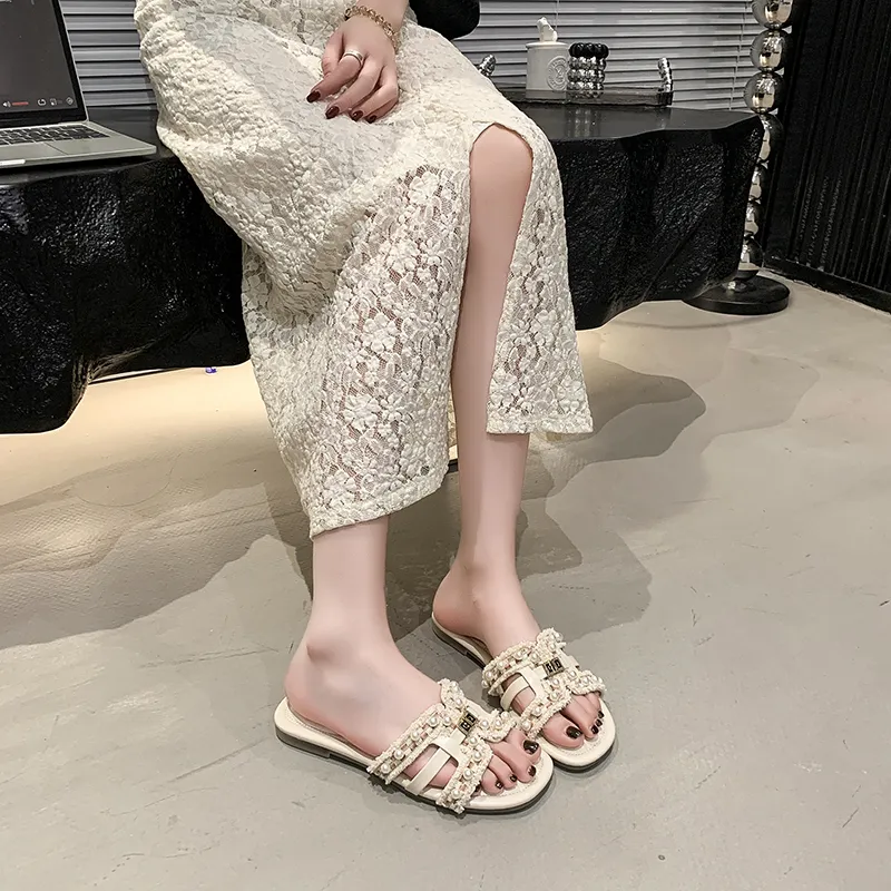 AFJI Rubber Sole Abrasion Resistant Slide Slippers Women's-4