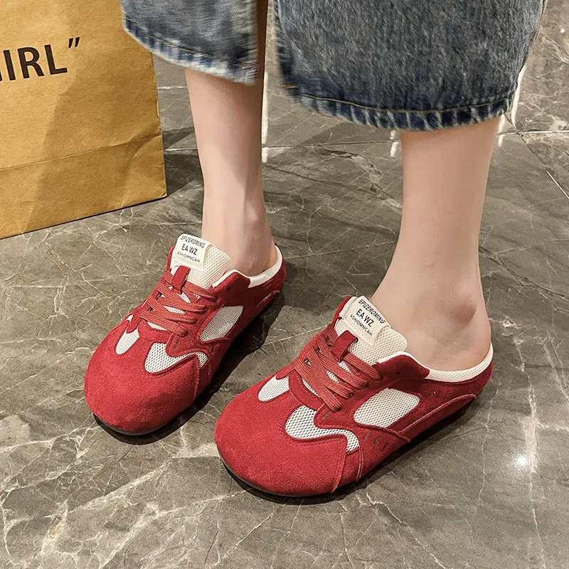 AFJI Rubber Sole Quiet Closed Toe Slippers Women's-7