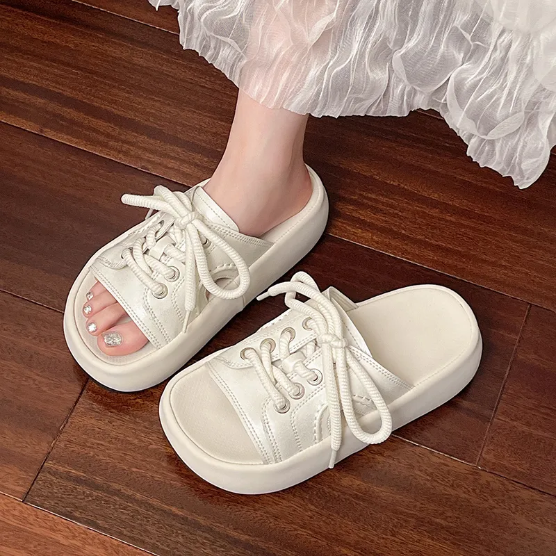 AFJI Rubber Sole Slide Slippers Women's-5