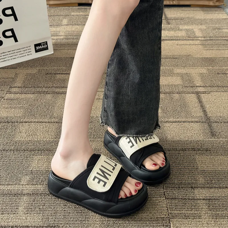 AFJI Rubber Sole Abrasion Resistant Slide Slippers Women's-3