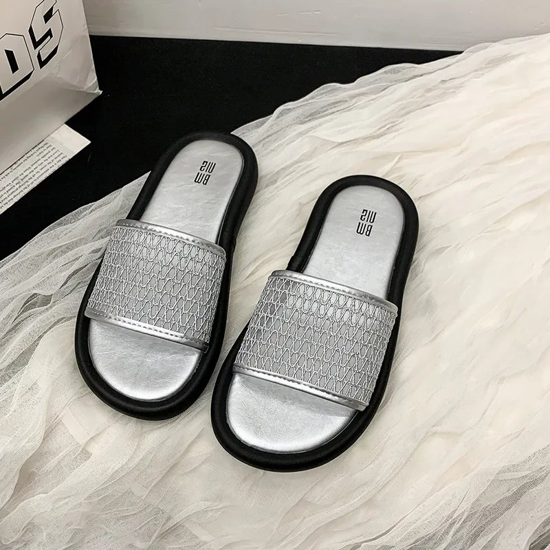 AFJI Rubber Sole Abrasion Resistant Slide Slippers Women's-1