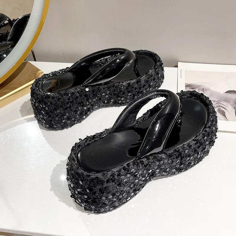 AFJI Rubber Sole Abrasion Resistant Flip Flops Women's-11