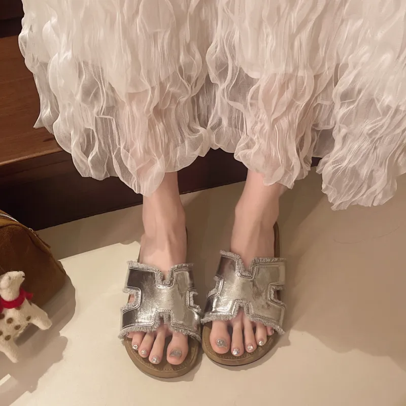 AFJI Rubber Sole Odor Resistant Slide Slippers Women's-1