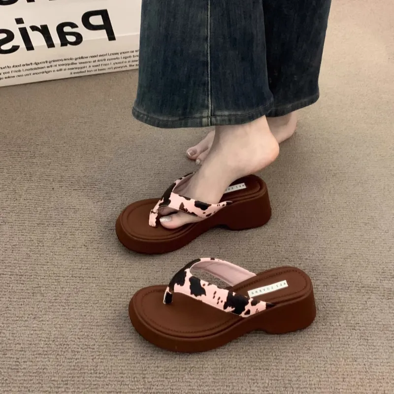 AFJI Rubber Sole Flip Flops Women's-6