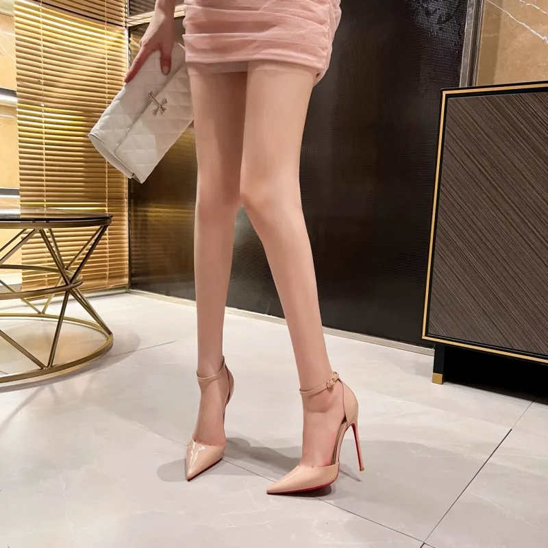 AFJI High Heels Women's Nude/Black-3