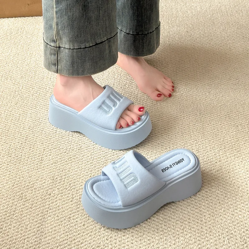 AFJI Rubber Sole Slip Resistant Slide Slippers Women's-12
