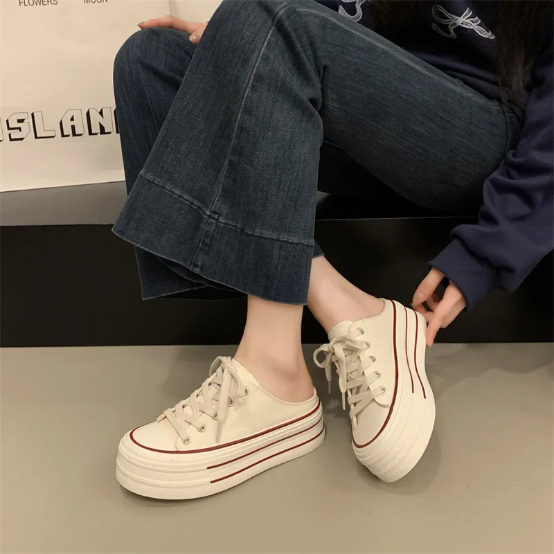AFJI Rubber Sole Abrasion Resistant Closed Toe Slippers Women's-3