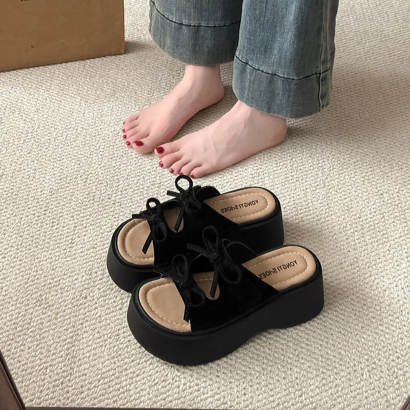 AFJI Rubber Sole Abrasion Resistant Slide Slippers Women's-3