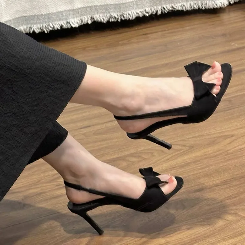AFJI One Strap Sandals Women's Black-2