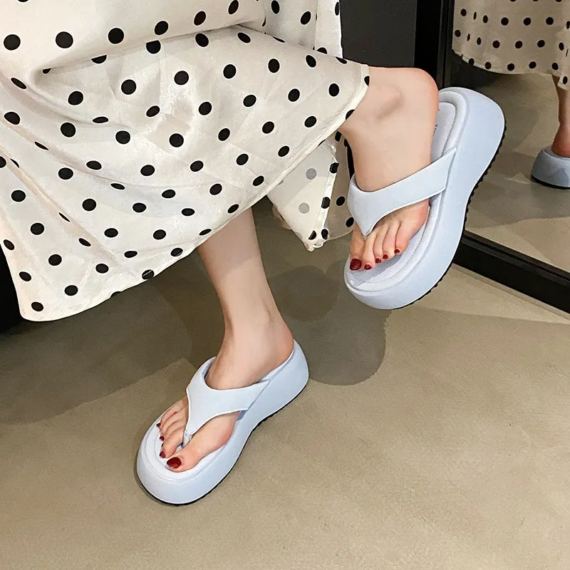 AFJI Rubber Sole Abrasion Resistant Flip Flops Women's-17