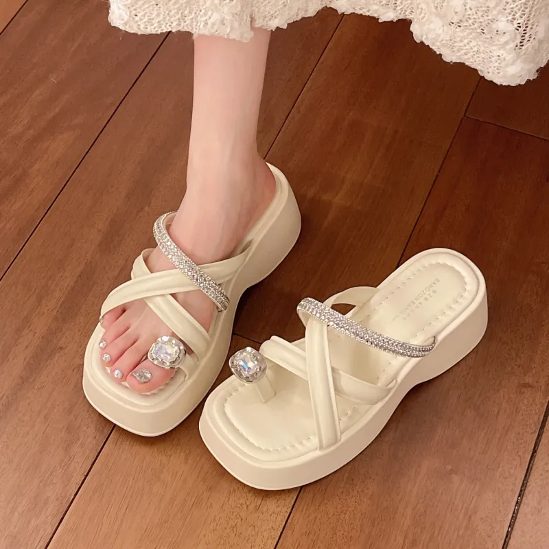 AFJI Rubber Sole Quick Dry Slide Slippers Women's-12