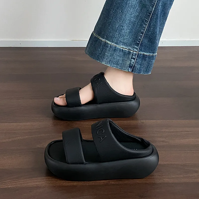 AFJI Rubber Sole Shock Absorbers Slide Slippers Women's-8