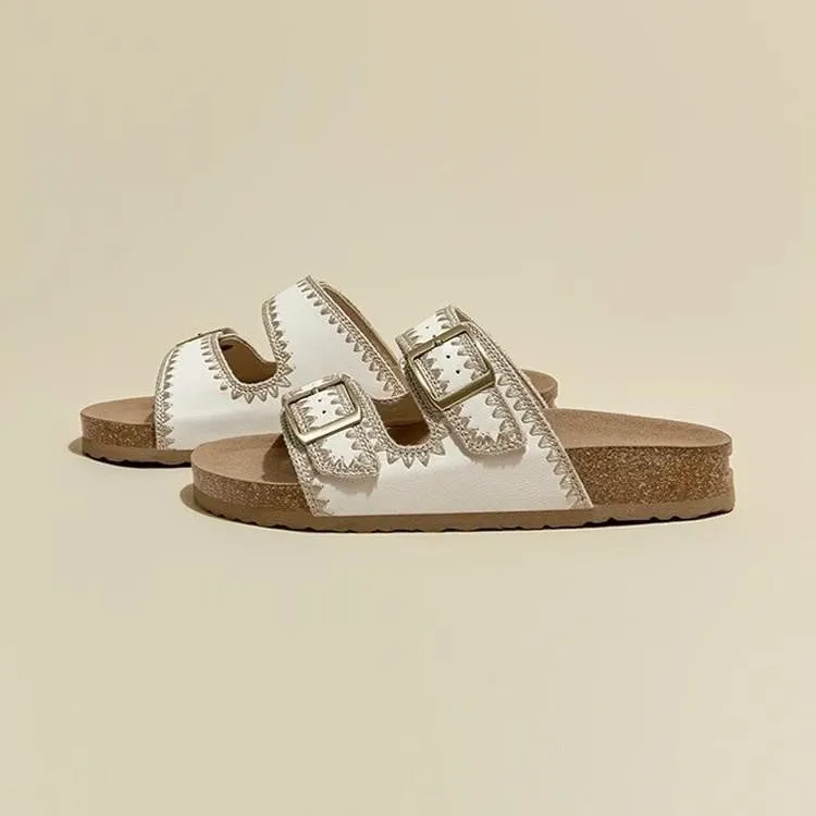AFJI Rubber Sole Odor Resistant Slide Slippers Women's-1