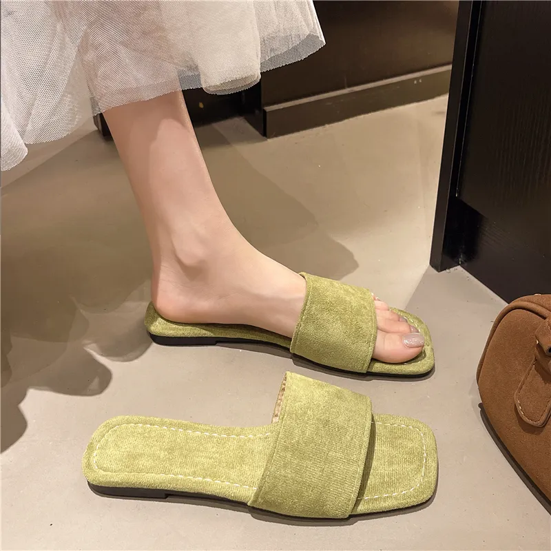 AFJI Rubber Sole Slide Slippers Women's-8