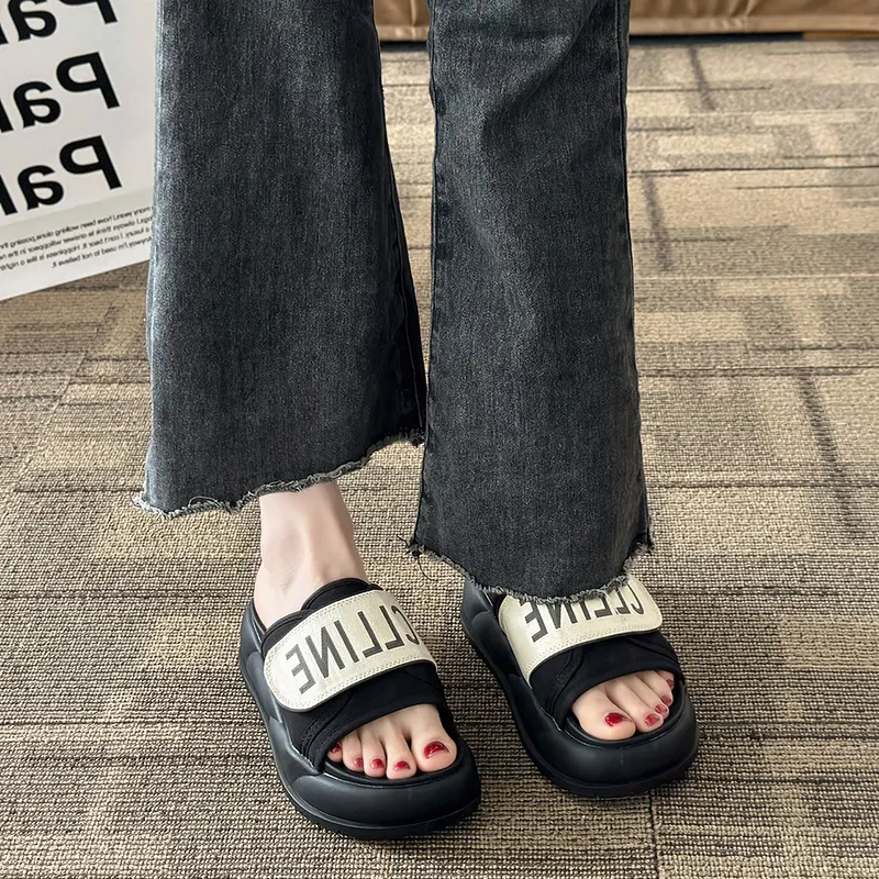 AFJI Rubber Sole Abrasion Resistant Slide Slippers Women's-1