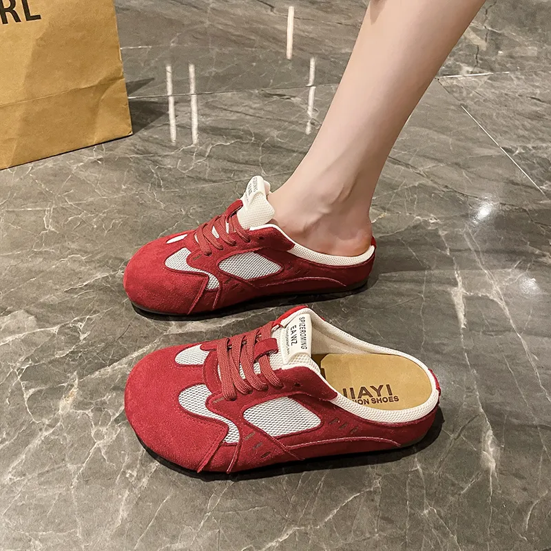 AFJI Rubber Sole Quiet Closed Toe Slippers Women's-6