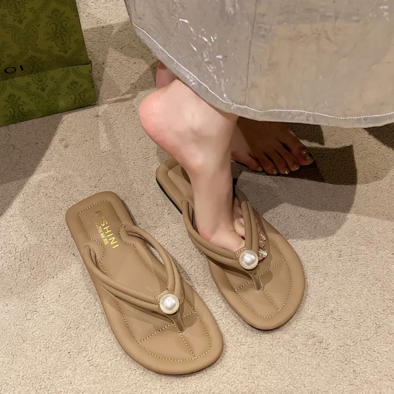 AFJI Rubber Sole Quick Dry Flip Flops Women's-13