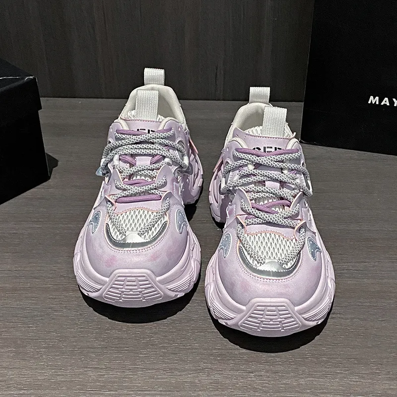 AFJI Abrasion Resistant Low Top Chunky Sneakers Women's-1