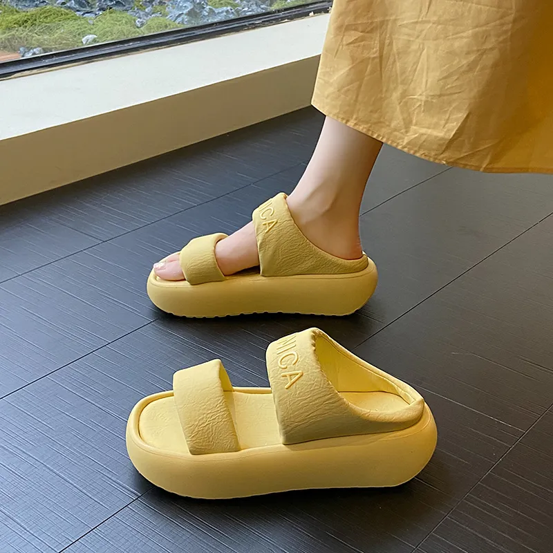 AFJI Rubber Sole Shock Absorbers Slide Slippers Women's-1