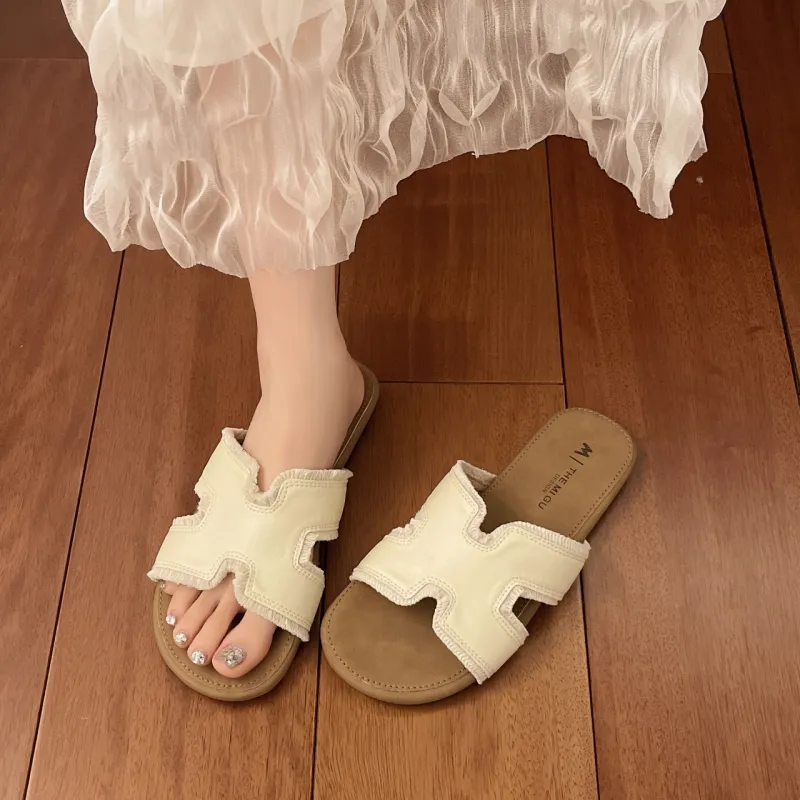 AFJI Rubber Sole Odor Resistant Slide Slippers Women's-8