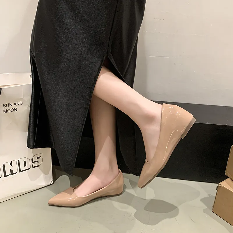 AFJI Casual Single Shoes Women's Nude-2