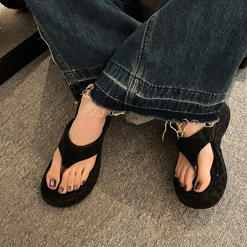 AFJI Rubber Sole Abrasion Resistant Flip Flops Women's-14